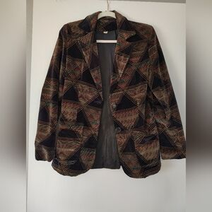 Vintage Velour Blazer
